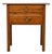 19th Century English Pine Side Table with Two Drawers and Patina For Sale