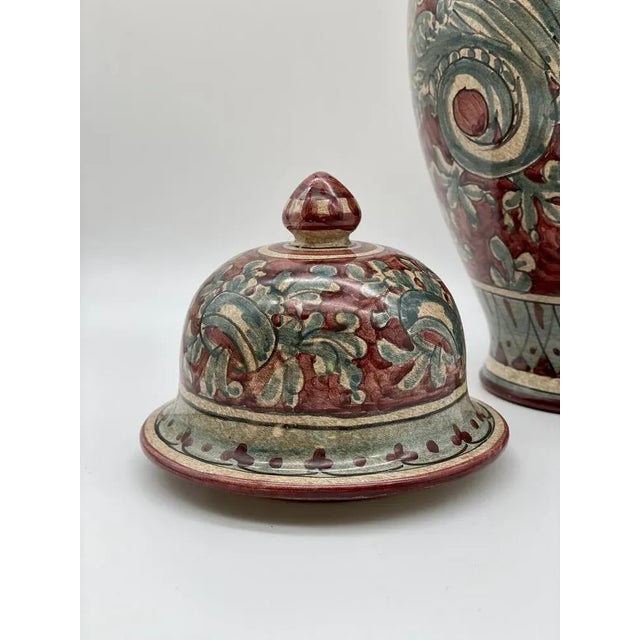 Aqua Numbered Series Pharmacy Vase by Biagioli for Umbria, Italy, 1950s For Sale - Image 8 of 9