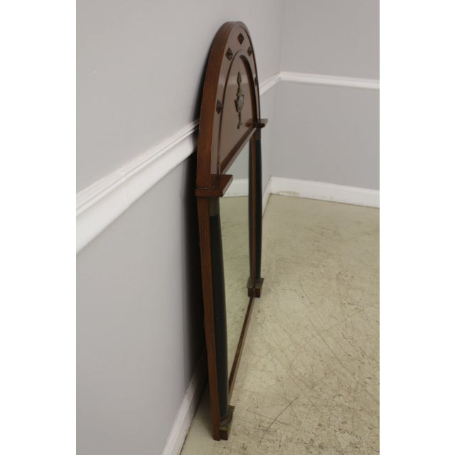 Glass Cassard Romano Neoclassical Design Mirror For Sale - Image 7 of 13