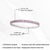 925 Sterling Silver Geometric Hinged Bangle With Mixed Cut Pink Sapphires - Caratandher For Sale - Image 13 of 15