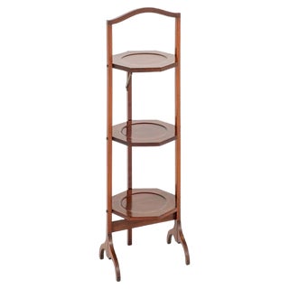 Revival Sheraton Cake Stand in Mahogany, 1900s For Sale