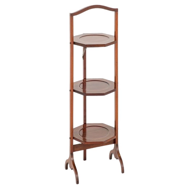 Revival Sheraton Cake Stand in Mahogany, 1900s For Sale