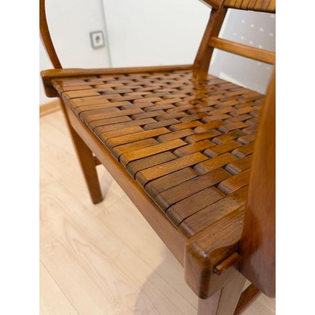 Gelenka Armchairs in Solid Beech Wood, Germany, 1950, Set of 2 For Sale - Image 10 of 18