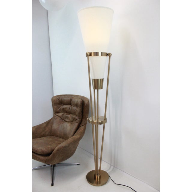 Metal Modern Cone Shaped Floor Lamp For Sale - Image 7 of 13