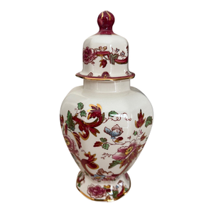 Vintage MCM Mason's Ironstone Mandalay Red Tokyo Vase/Ginger Jar