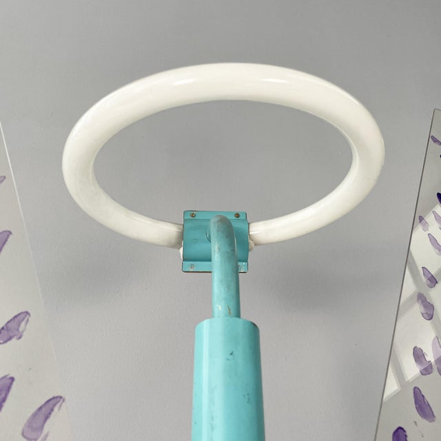 Italian Modern Metropolitan Archangel Floor Lamp in Acrylic Glass and Metal from Ugo La Pietra, 1977 For Sale - Image 12 of 18