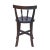 Chinese Handmade Round Brown Stain "Shou" Side Chair W Back For Sale - Image 4 of 7