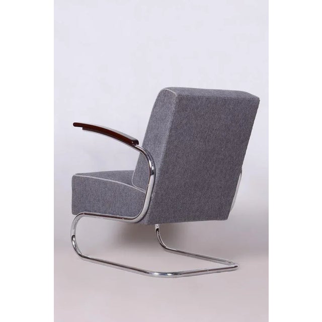 Bauhaus Armchair from Mücke Melder, Czechia, 1930s For Sale - Image 6 of 8