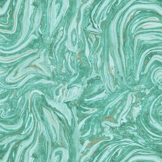 Harlequin Makrana Wallpaper in Emerald - a Sample For Sale