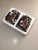 Burgundy Handcrafted Marble Salt Cellar Set of 2 – Red Marble Lidded Salt & Spice Containers For Sale - Image 8 of 8
