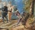 Paper Commedia Dellarte (Harlequin), 1700s, Gouache & Ink on Paper For Sale - Image 7 of 9