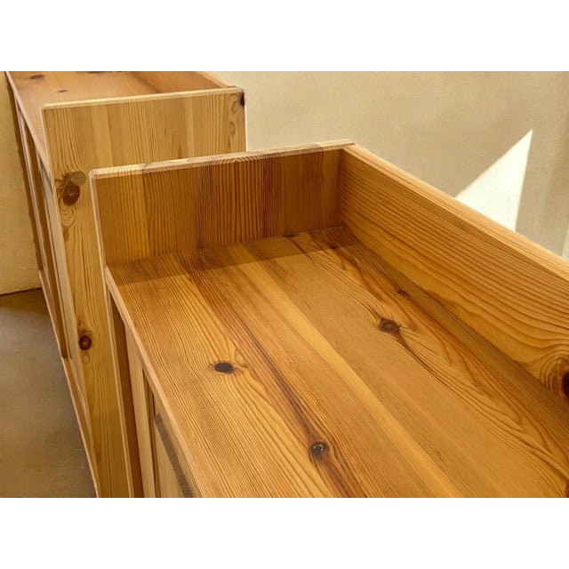 Pine Cabinets by Karl Andersson & Söner, Sweden, 1960s, Set of 2 For Sale - Image 8 of 9