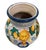 Vintage Italian Majolica Style Lion-Head Lemon Motif Ceramic Urn Vase For Sale In West Palm - Image 6 of 12