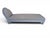 Chaise Lounge in Wood and Hand-Decorated Fabric For Sale - Image 9 of 9