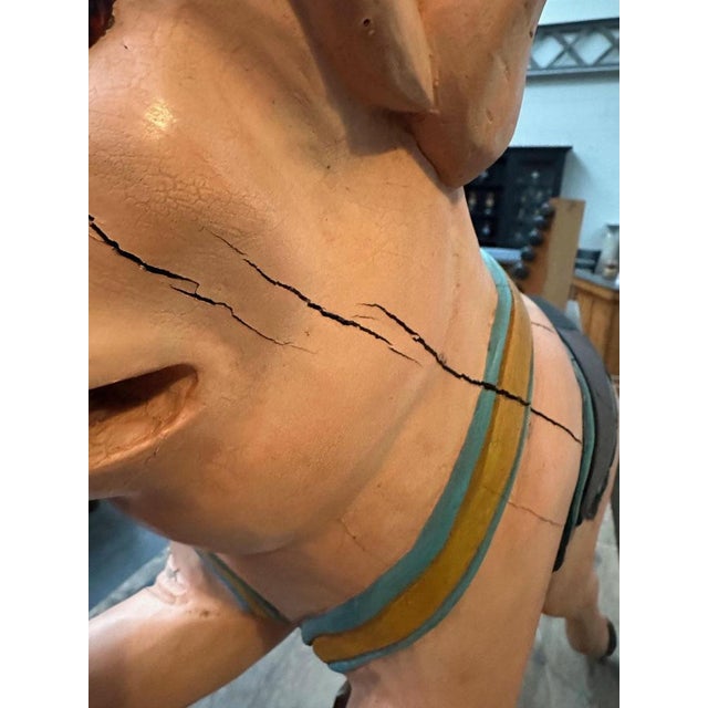 Carousel Pig, Early 20th Century For Sale - Image 13 of 14