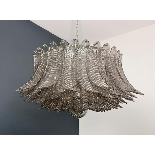 Large Murano Glass Chandelier, 1990 For Sale - Image 4 of 18