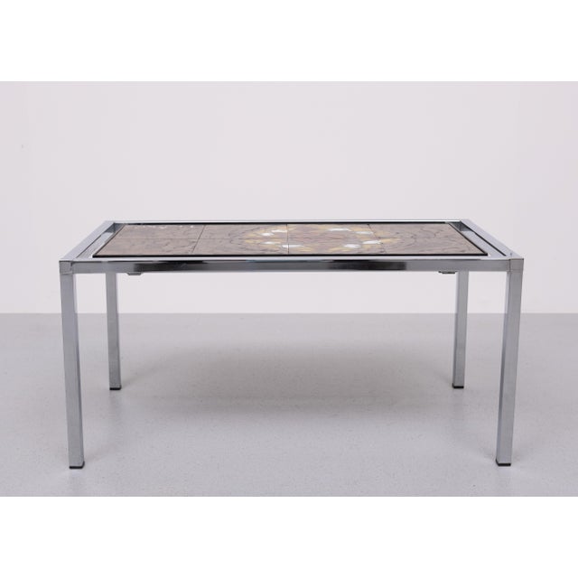 Belgian Ceramic Tile Tables by Juliette Belarti, 1970s, Set of 3 For Sale - Image 17 of 18