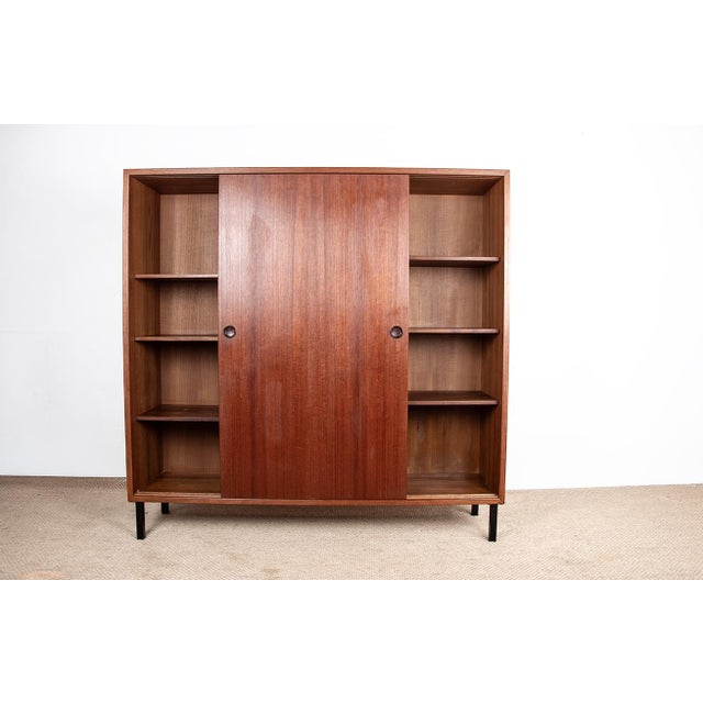 Wood Danish Teak Bookcase by Borge Mogensen for Karl Andersson & Söner, 1960s For Sale - Image 7 of 13