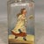 Unique Bohemian perfume or scent bottle with hand painted enamel sporting scene and cut crystal stopper for your...
