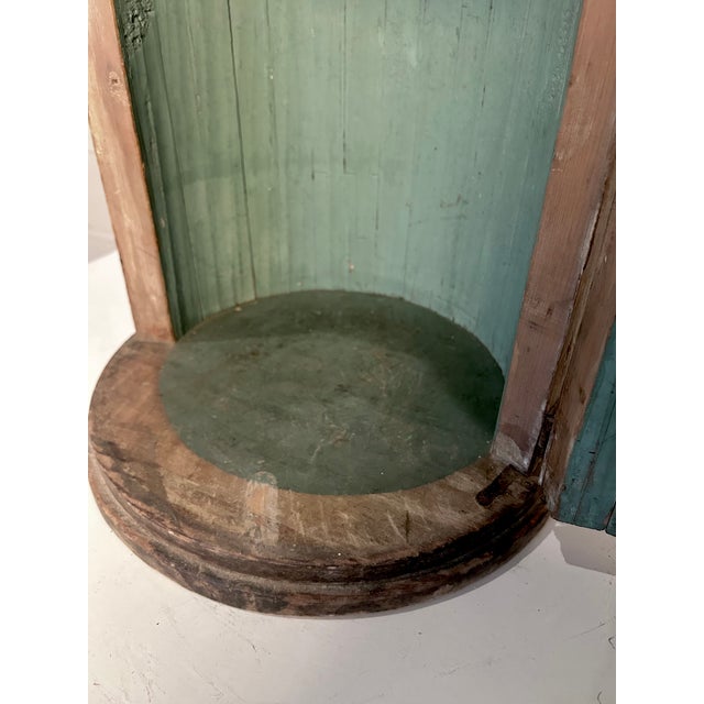 Antique Pine Cabinet/Pedestal For Sale - Image 4 of 10