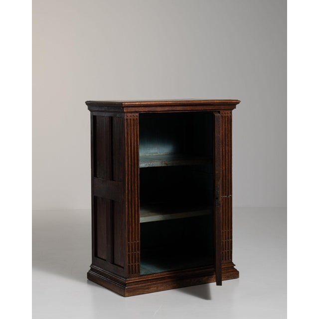 19th Century France Brown Wood Storage Cabinets & Cupboards For Sale In Greensboro - Image 6 of 11