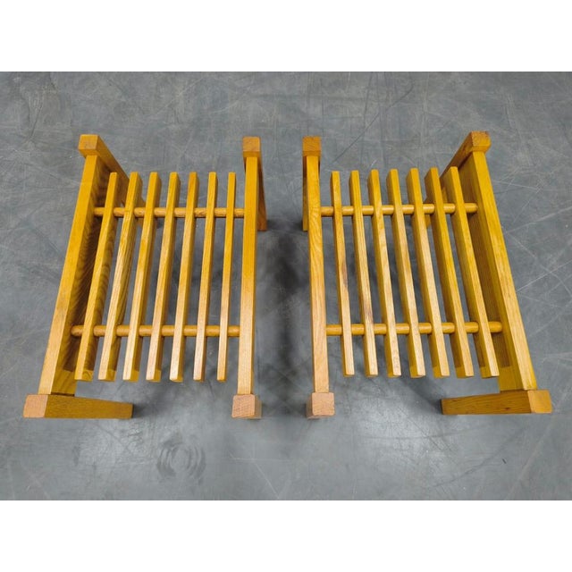 Wood Mid-Century Wooden Plant Stands, Czechoslovakia, 1970s, Set of 3 For Sale - Image 7 of 18