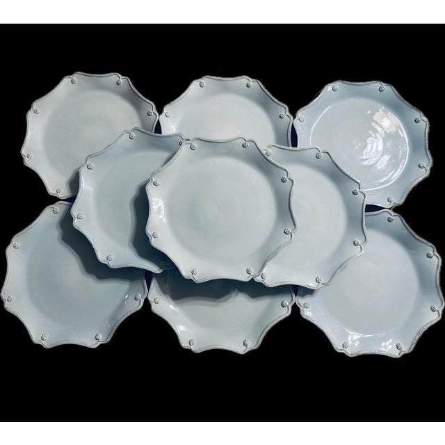 A rare find of 9 Juliska ceramics extra large Charger/ platters and in great vintage condition, From the Berry and thread...