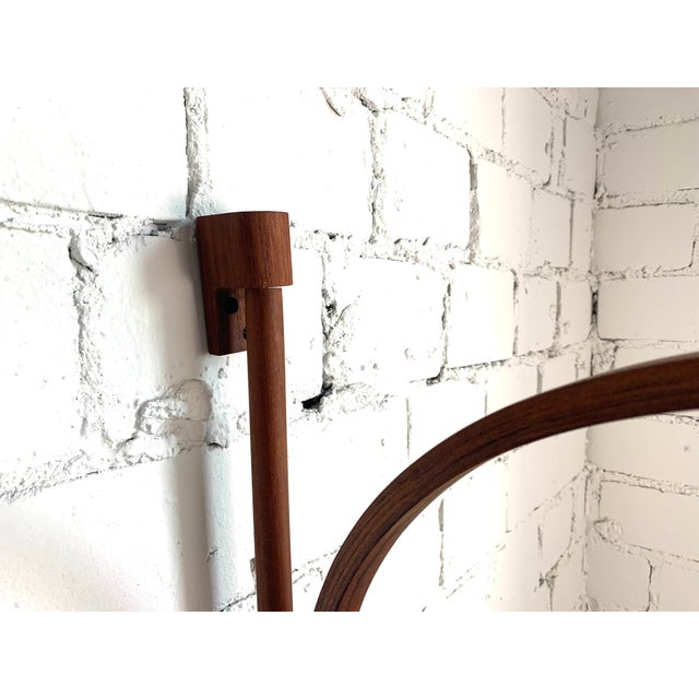 Mid-Century Modern Adjustable Teak Wall Lamp, Germany, 1970s For Sale - Image 9 of 16