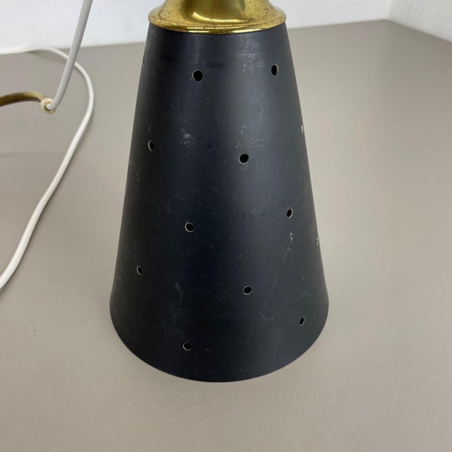 Minimalist Adjustable Brass Wall Hanging Light, Italy, 1960s For Sale - Image 12 of 18