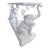 Wood Vintage Hollywood Regency Elephant Console Table For Sale - Image 7 of 10