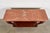 Ethan Allen French Empire Carved Cherry Wood Marble Top Console Table With Mirrored Back For Sale - Image 10 of 14