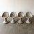 Vintage Set of 4 1970s Willy Guhl concrete tulip chairs. These iconic sculptural chairs feature Guhl’s signature organic...