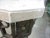 Vintage French Ornate Iron With Marble and Glass Top Console Table For Sale - Image 13 of 18