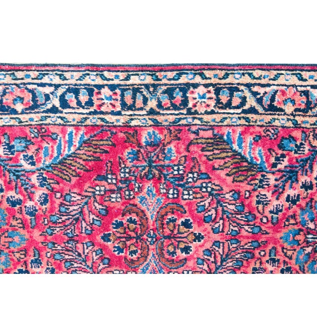 1930s Early 20th Century Persian Lilihan Rug For Sale - Image 5 of 15