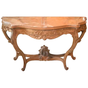 19th Century Italian, Fruitwood Console Table