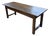 Antique Rustic Farmhouse Table in Walnut, 1900s For Sale