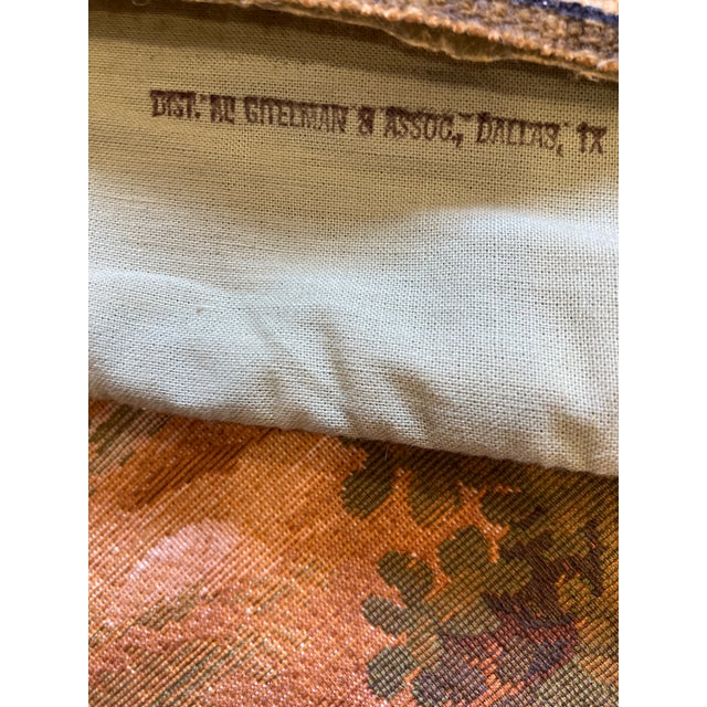 Mid 20th Century French Gobelins Pastoral Tapestry Wall Hanging With Solid Wood Hardware For Sale - Image 16 of 16