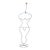 1980s Laurids Lonborg Postmodern Figural Female Valet for Ikea For Sale