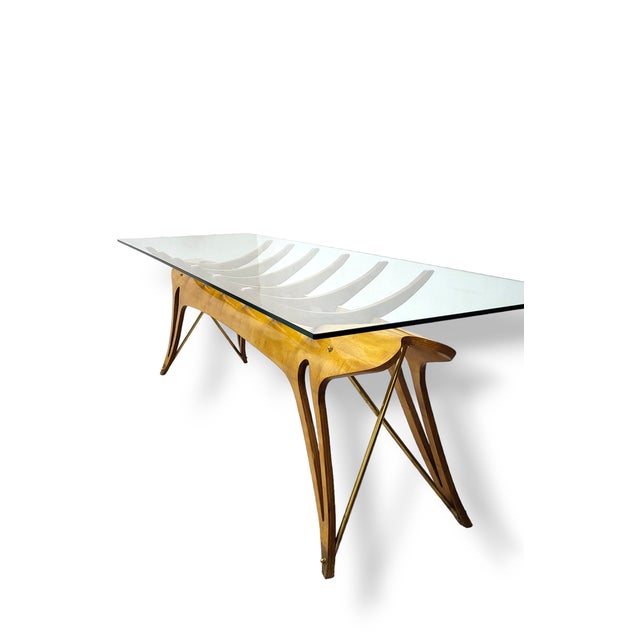 Vintage Dining Table in Maple, 1950s For Sale - Image 3 of 14