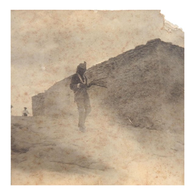 Early 20th Century Native American Man Photograph For Sale