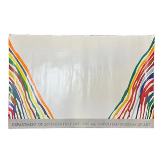 Vintage Morris Louis Metropolitan Museum of Art Poster For Sale