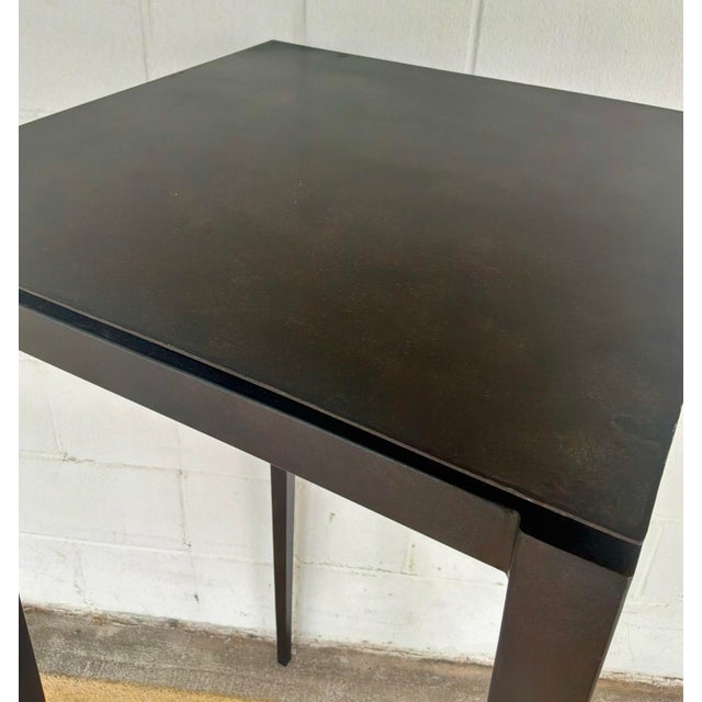 Modern Hickory Chair Modern Bronze Pedestal For Sale - Image 3 of 5