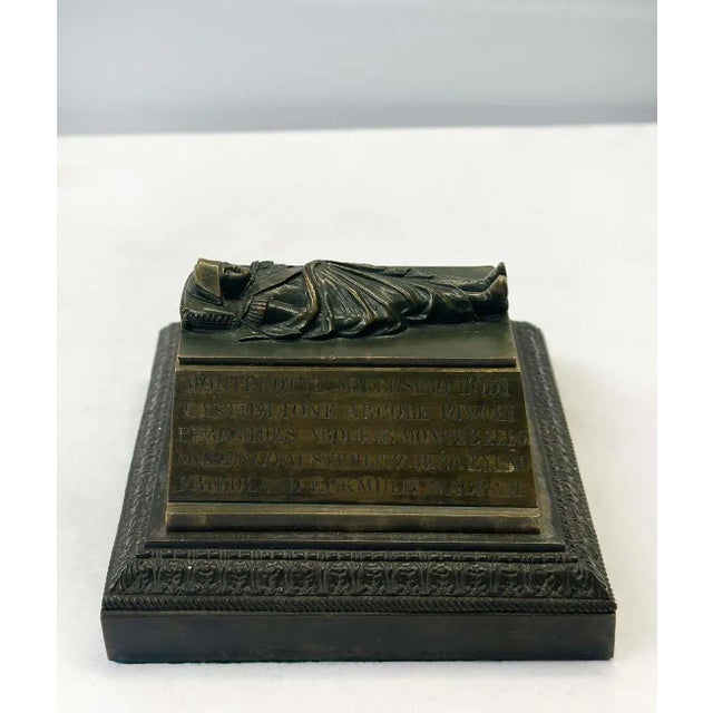 Bronze Circa 1900 Bronze Statue of the Vendôme Column on Marble Base For Sale - Image 8 of 9