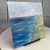 Contemporary Beach All to Ourselves Seascape Acrylic Painting Ocean Wall Art 8"x8" Unframed For Sale - Image 3 of 7