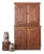1780s Early American New England Kitchen Cupboard in Wide Plank Pine For Sale
