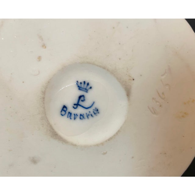 German Porcelain Artist or Muse Centerpiece For Sale - Image 10 of 10