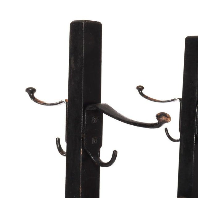Antique Stickley School Mahogany Costumer Hat Rack C1920 For Sale - Image 9 of 9
