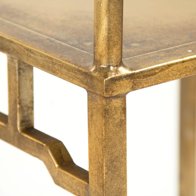 Goerge Side Chair in Gold For Sale - Image 4 of 5