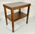 Art Deco 1930 Vintage Boho Chic Art Deco Wood Side Table, 2 Tier. For Sale - Image 3 of 16