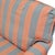 Mid-Century Modern Vintage Lee Industries Swivel Armchair Rocker Striped Rolled Arm Chair MCM Blue For Sale - Image 3 of 14